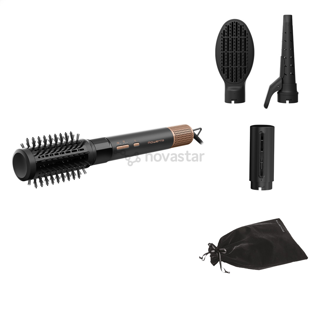 Rowenta Air Shape, 1300 Вт, черный - Фен-щетка