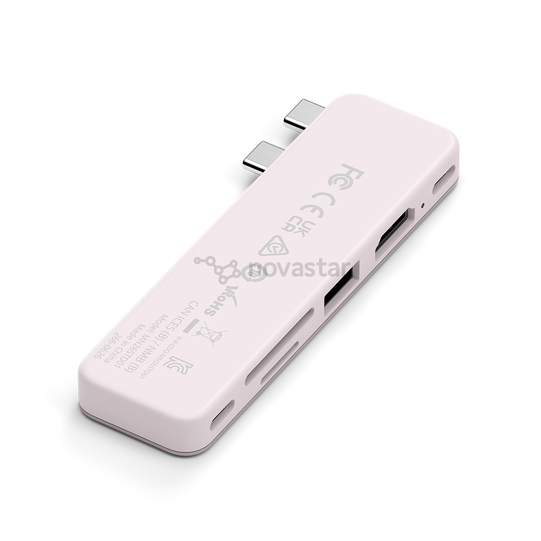 Satechi USB-C Snap Hub, MacBook Neo, blush - Adapter