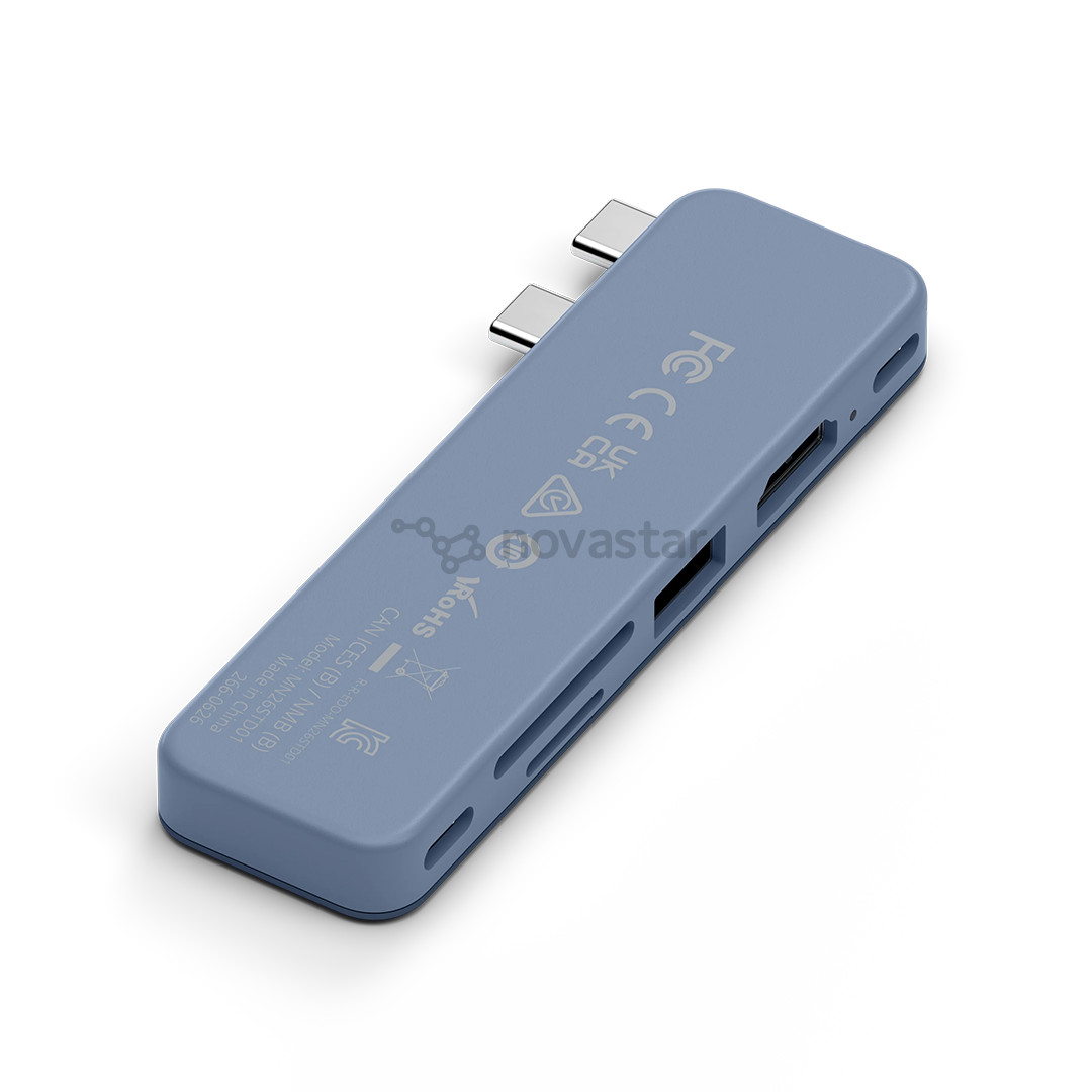 Satechi USB-C Snap Hub, MacBook Neo, tamsiai mėlynas - Adapteris