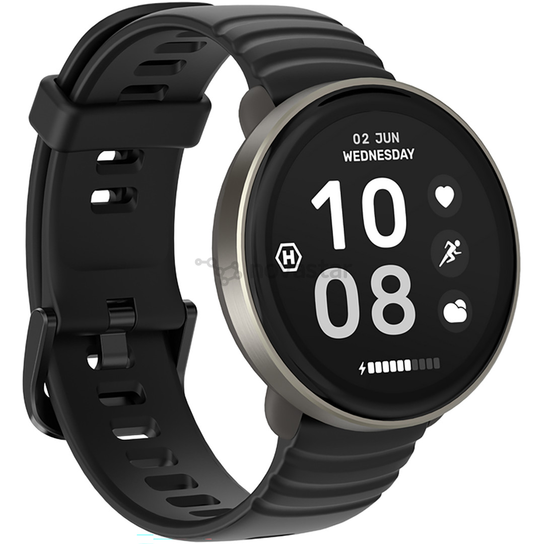 HAMMER Watch Ventus, 42,5 mm, juodas - Išmanusis laikrodis