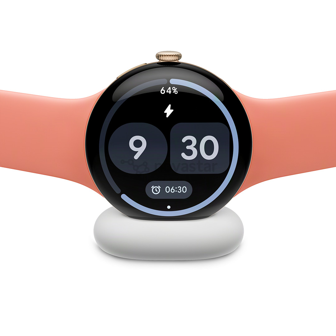 Google Pixel Watch 5, 41 mm, rožinis/aukso spalvos - Išmanusis laikrodis