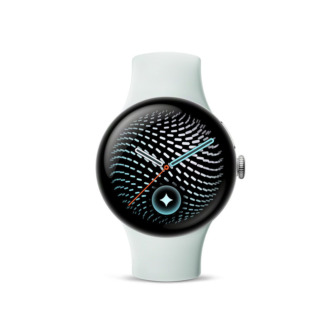 Google Pixel Watch 5, 41 mm, šviesiai mėlynas/sidabro spalvos - Išmanusis laikrodis