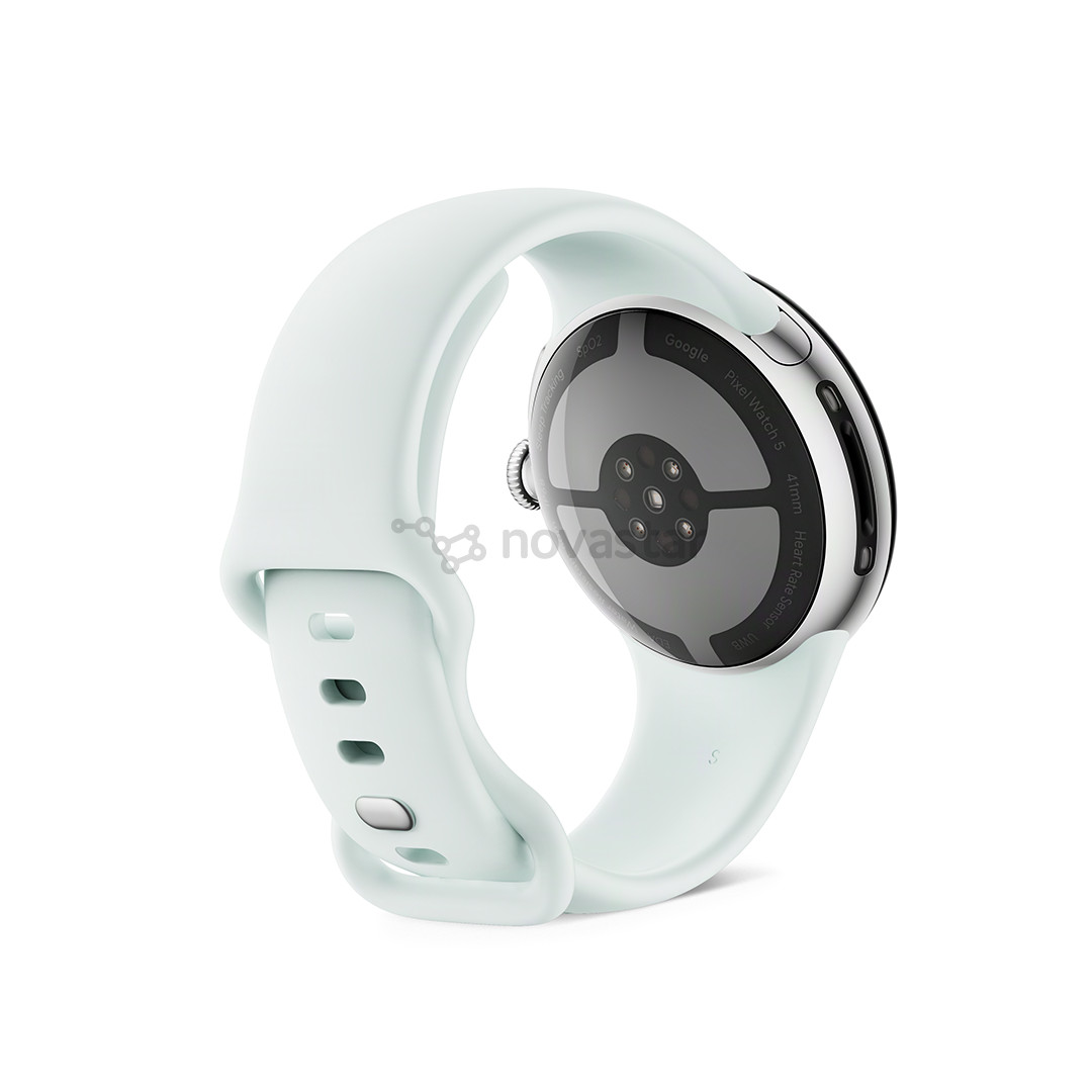 Google Pixel Watch 5, 41 mm, šviesiai mėlynas/sidabro spalvos - Išmanusis laikrodis