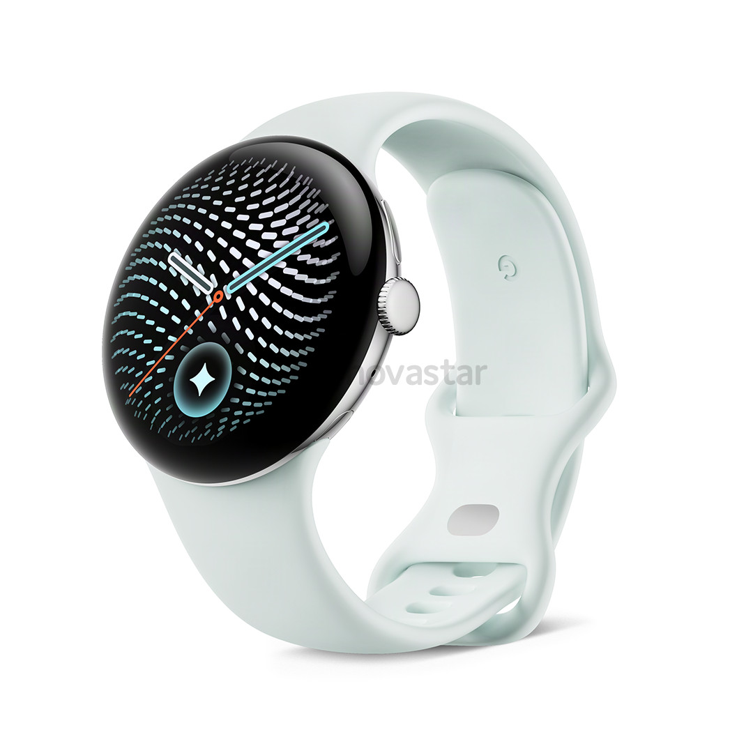 Google Pixel Watch 5, 45 mm, šviesiai mėlynas/sidabro spalvos - Išmanusis laikrodis