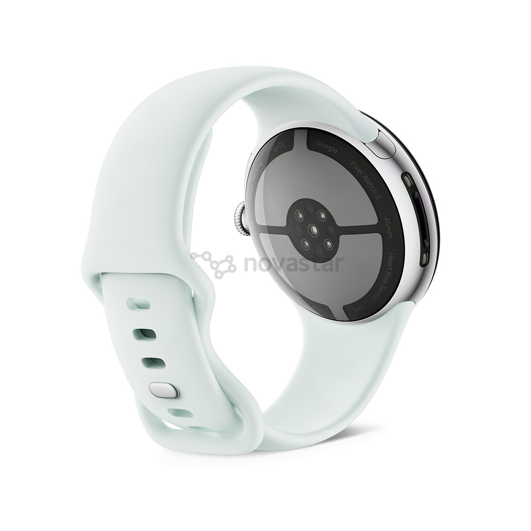 Google Pixel Watch 5, 45 mm, šviesiai mėlynas/sidabro spalvos - Išmanusis laikrodis