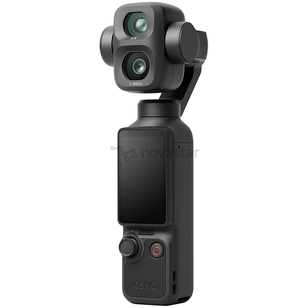 DJI Osmo Pocket 4P Vlog Combo, juoda - Kamera su stabilizatoriumi