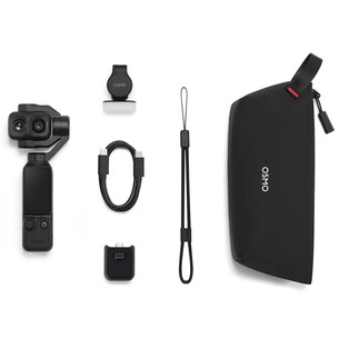 DJI Osmo Pocket 4P Standard Combo, juoda - Kamera su stabilizatoriumi