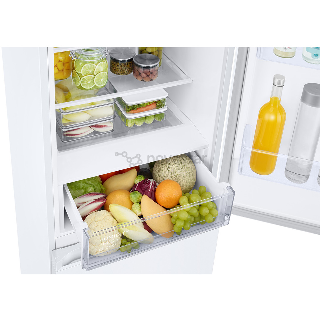 Samsung, NoFrost, 390 L, aukštis 203 cm, baltas - Šaldytuvas