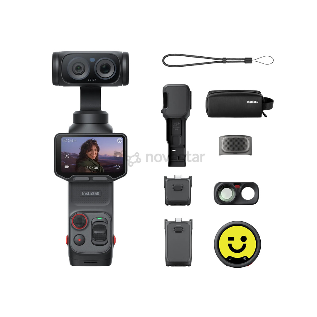 Insta360 Luna Ultra Creator Bundle, juoda - Kamera su stabilizatoriumi