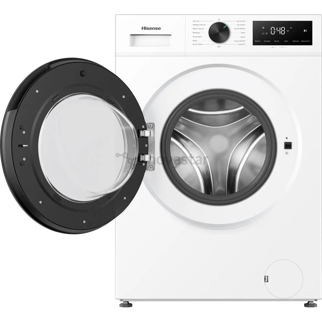 Hisense, 9 kg, gylis 51 cm, 1400 aps./min. - Skalbimo mašina