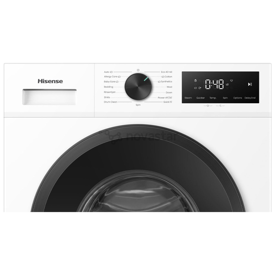 Hisense, 7 kg, gylis 43,5 cm, 1200 aps./min., balta - Skalbimo mašina