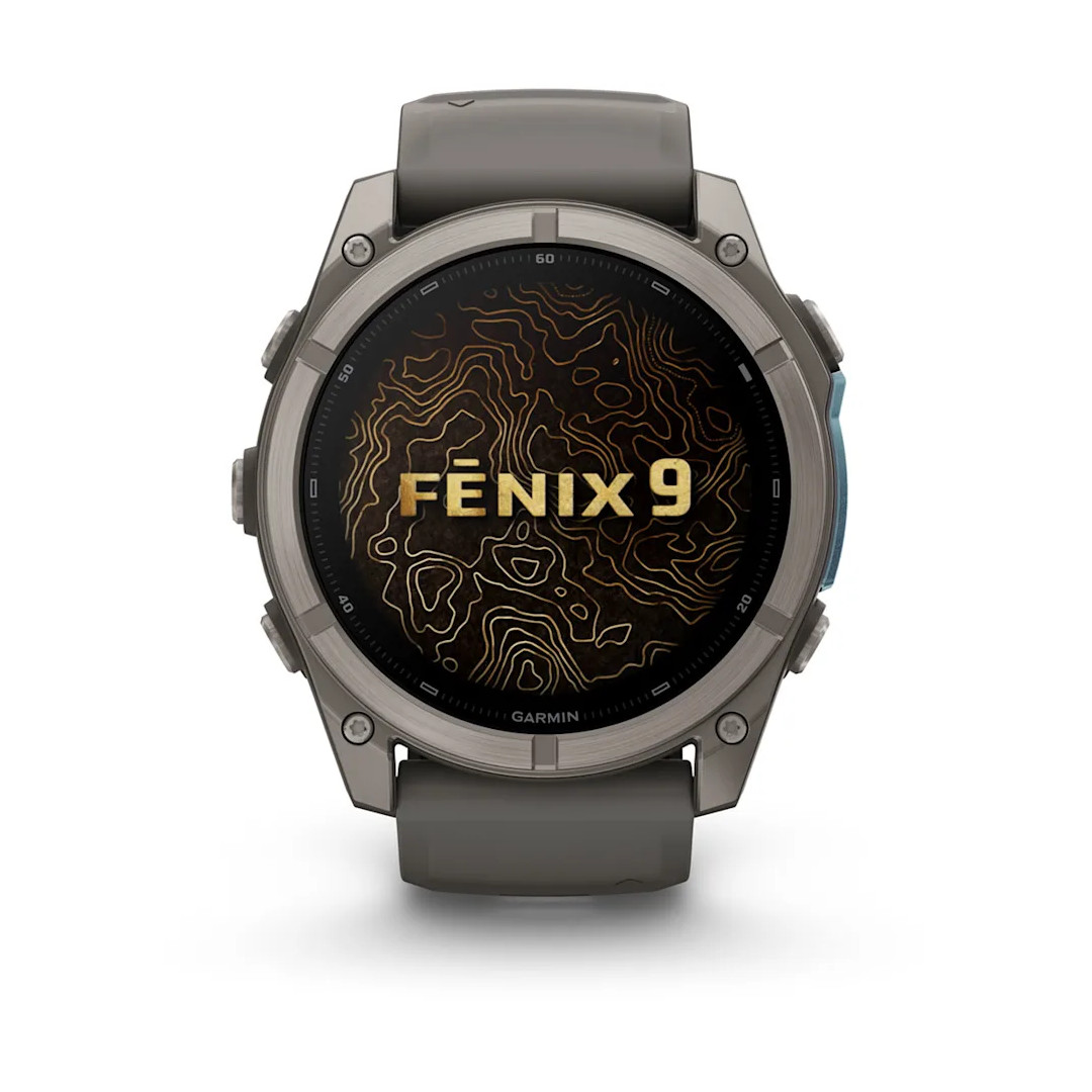 Garmin Fenix 9, 51 мм, титан, серый - Cпортивные часы