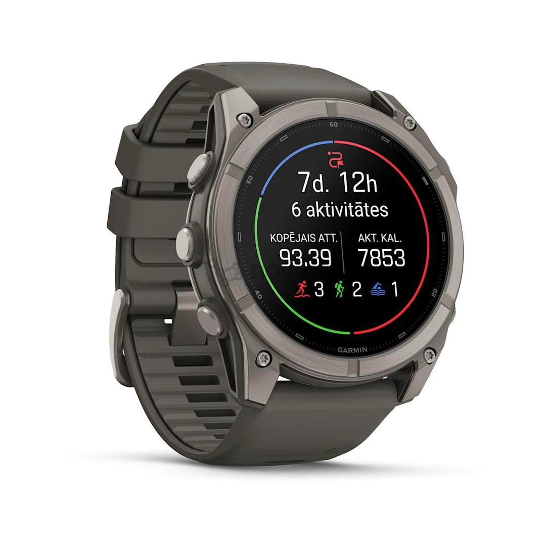 Garmin Fenix 9, 51 мм, титан, серый - Cпортивные часы