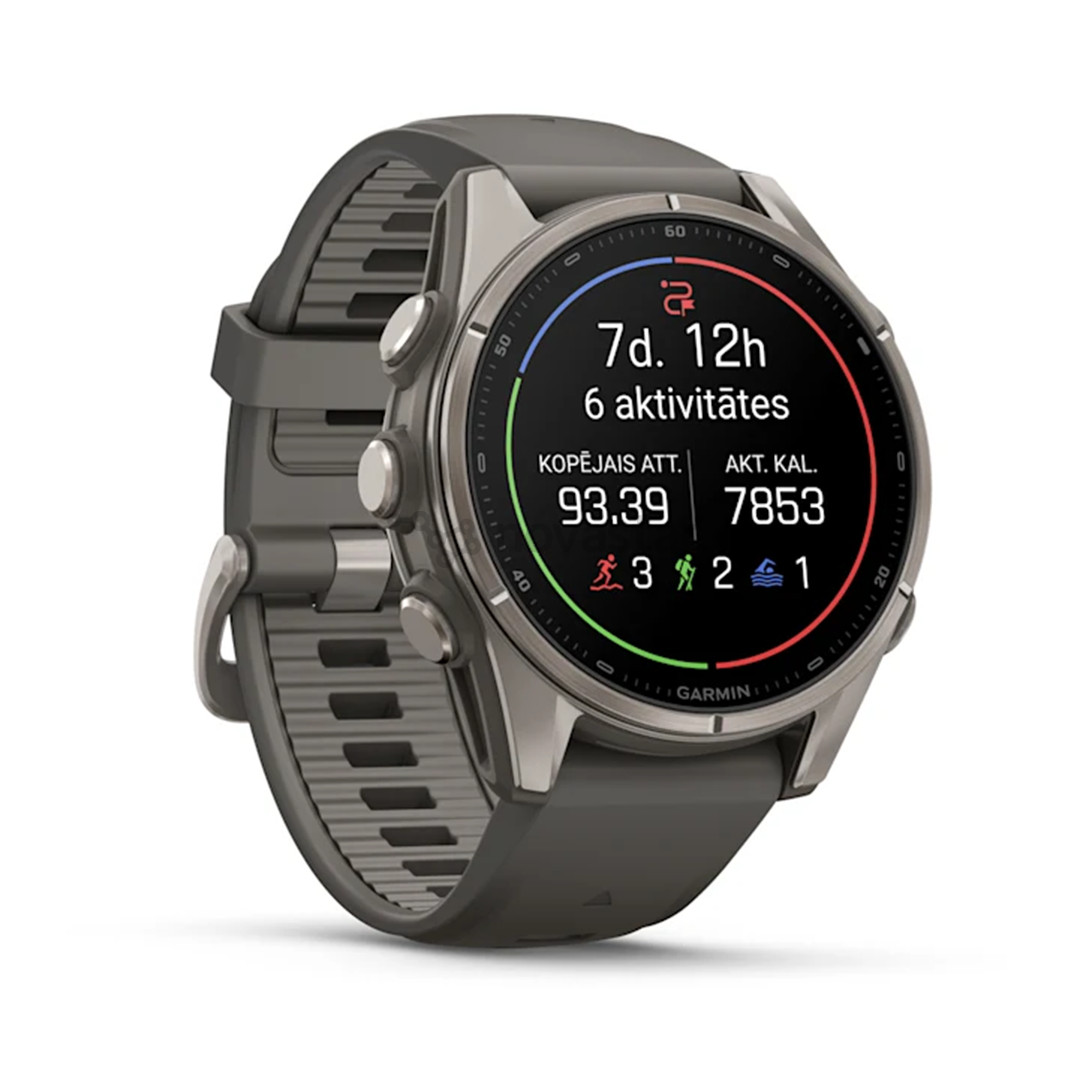 Garmin Fenix 9, 43 mm, titanium, grey - Sports watch