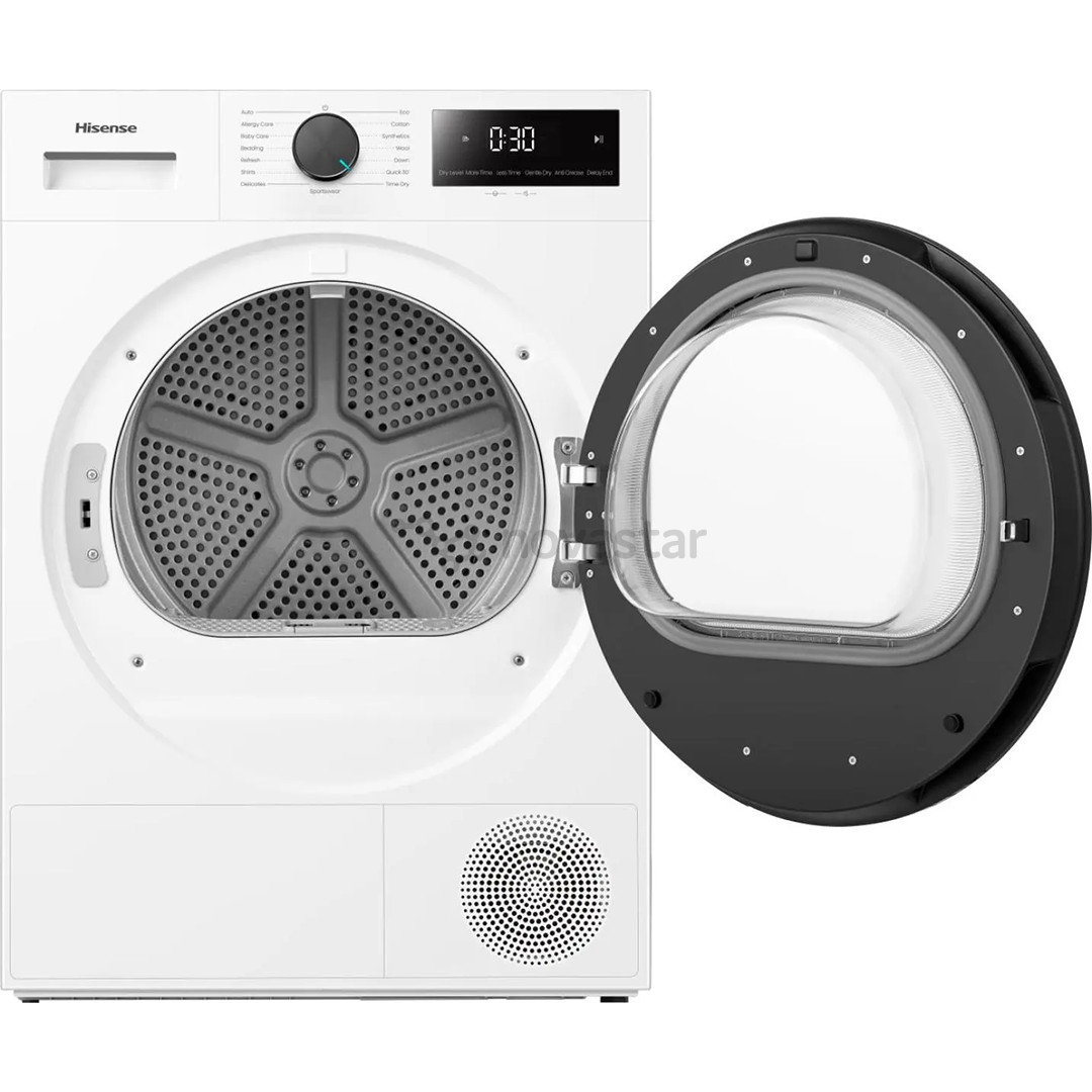 Hisense, 8 kg, depth  51 cm - Clothes dryer