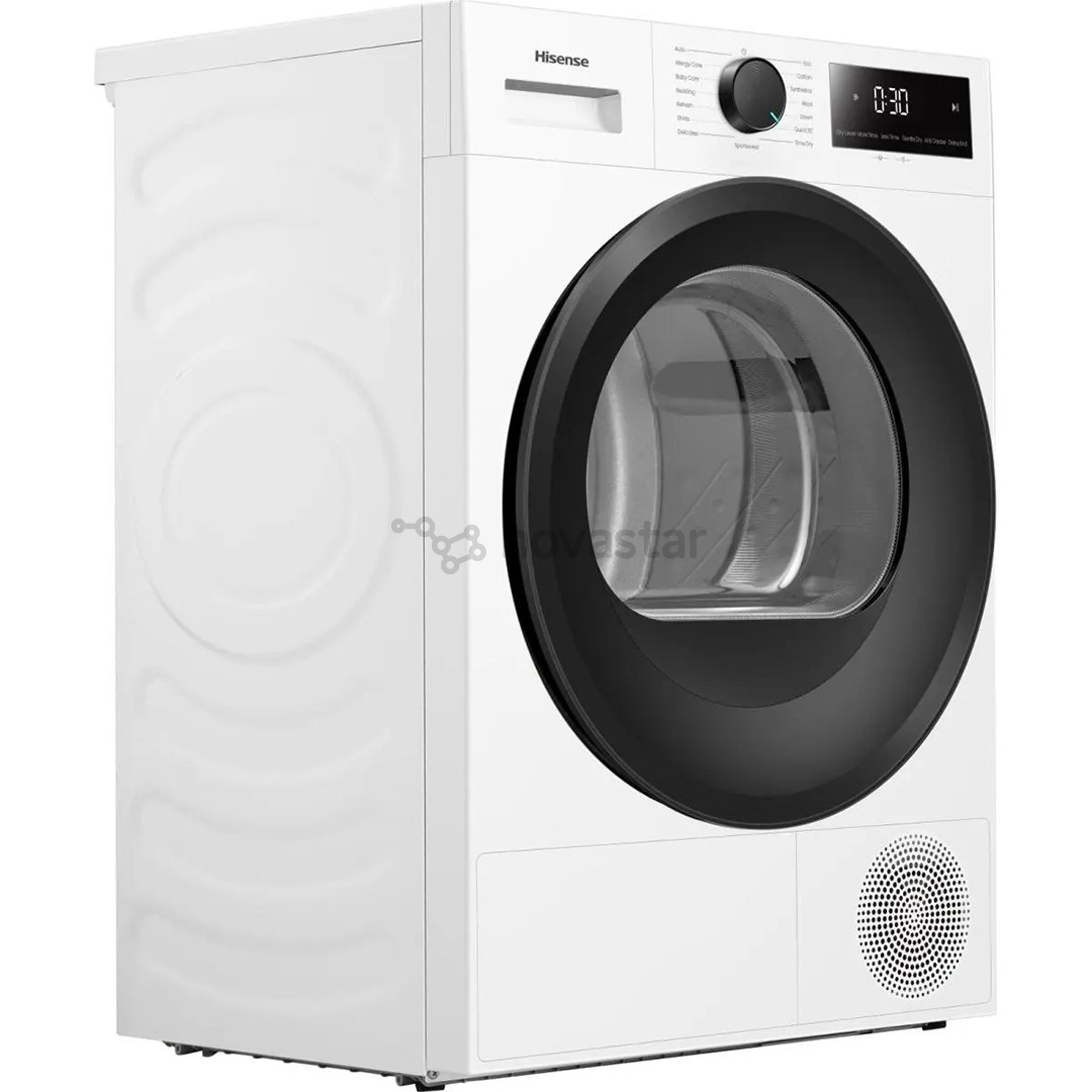 Hisense, 8 kg, depth  51 cm - Clothes dryer