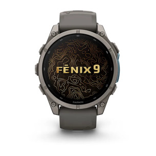 Garmin Fenix 9, 47 mm, titanium, grey - Sports watch
