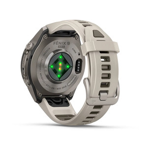 Garmin Fenix 9 Pro, 43 мм, inReach, титан, серый/бежевый - Спортивные часы