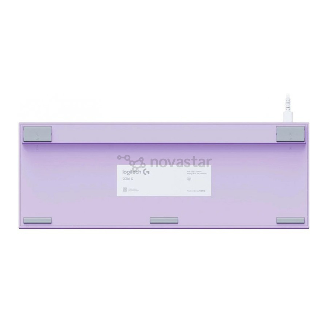 Logitech G316 X 98, Tactile, US, violetinė - Klaviatūra