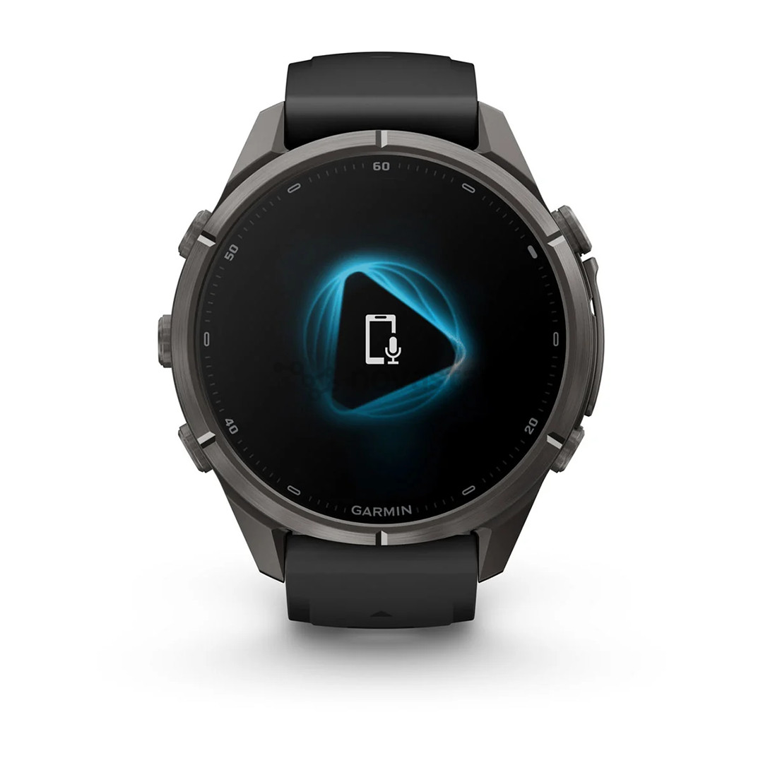 Garmin Fenix 9 Pro, 43 мм, inReach, черный титан, черный/серый - Спортивные часы