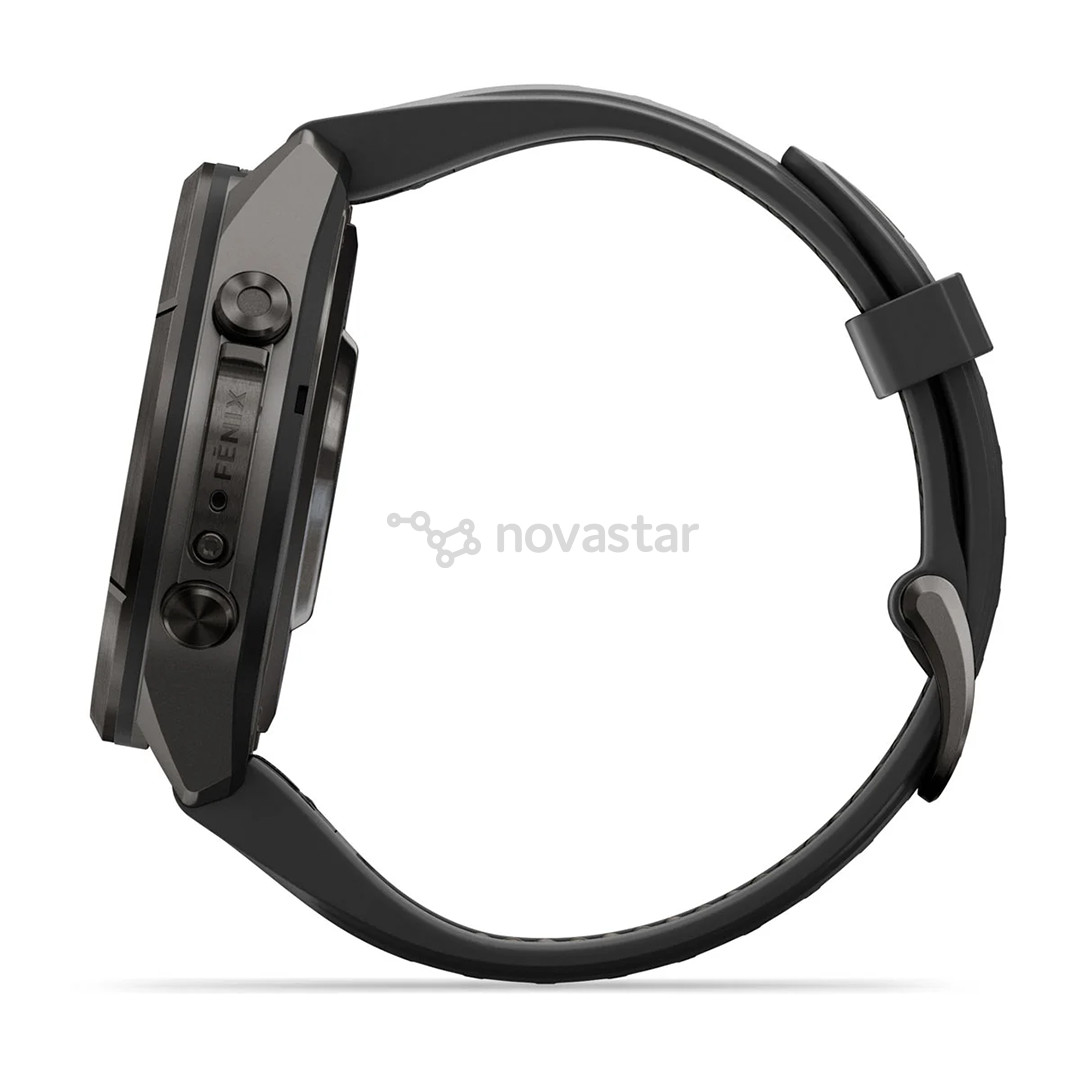Garmin Fenix 9 Pro, 43 мм, inReach, черный титан, черный/серый - Спортивные часы