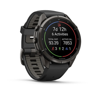 Garmin Fenix 9 Pro, 43 мм, inReach, черный титан, черный/серый - Спортивные часы