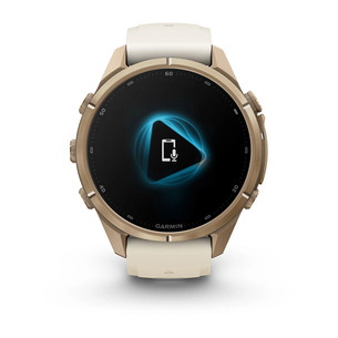 Garmin Fenix 9 Pro, 43 мм, inReach, золотистый титан, бежевый/серый - Спортивные часы