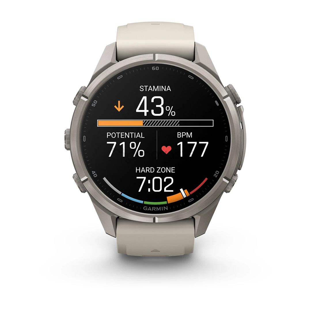 Garmin Fenix 9 Pro, 43 мм, титан, бежевый - Спортивные часы