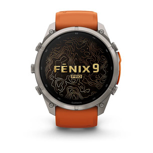 Garmin Fenix 9 Pro, 51 mm, inReach, titanium, orange - Sports watch