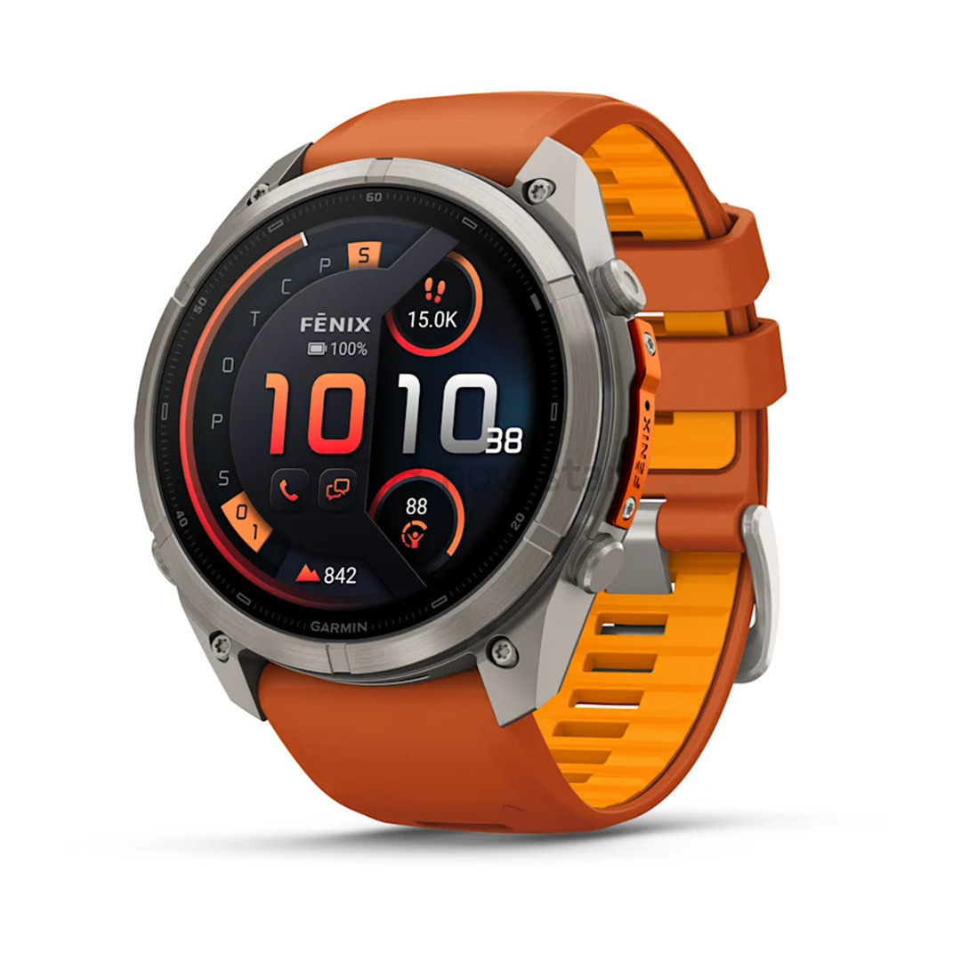 Garmin Fenix 9 Pro, 51 mm, inReach, titanium, orange - Sports watch
