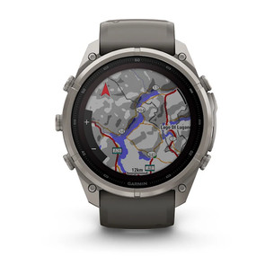 Garmin Fenix 9 Pro Solar, 51 mm, inReach, titano, pilkas - Sportinis laikrodis