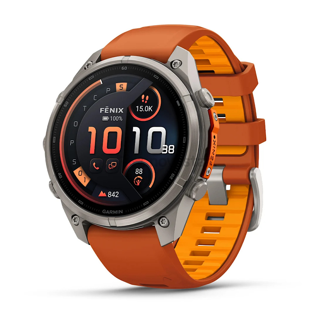 Garmin Fenix 9 Pro, 47 mm, inReach, titanium, orange - Sports watch