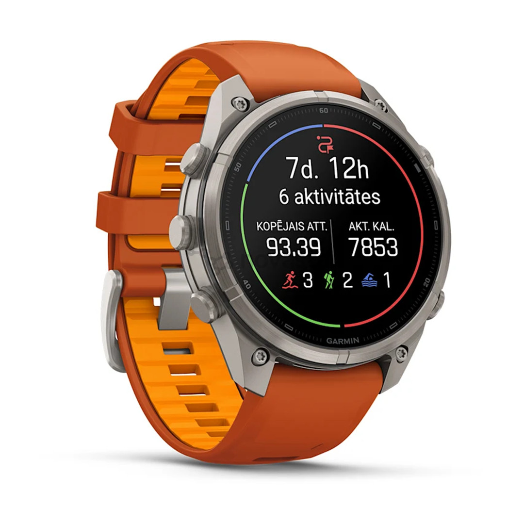 Garmin Fenix 9 Pro, 47 mm, inReach, titanium, orange - Sports watch