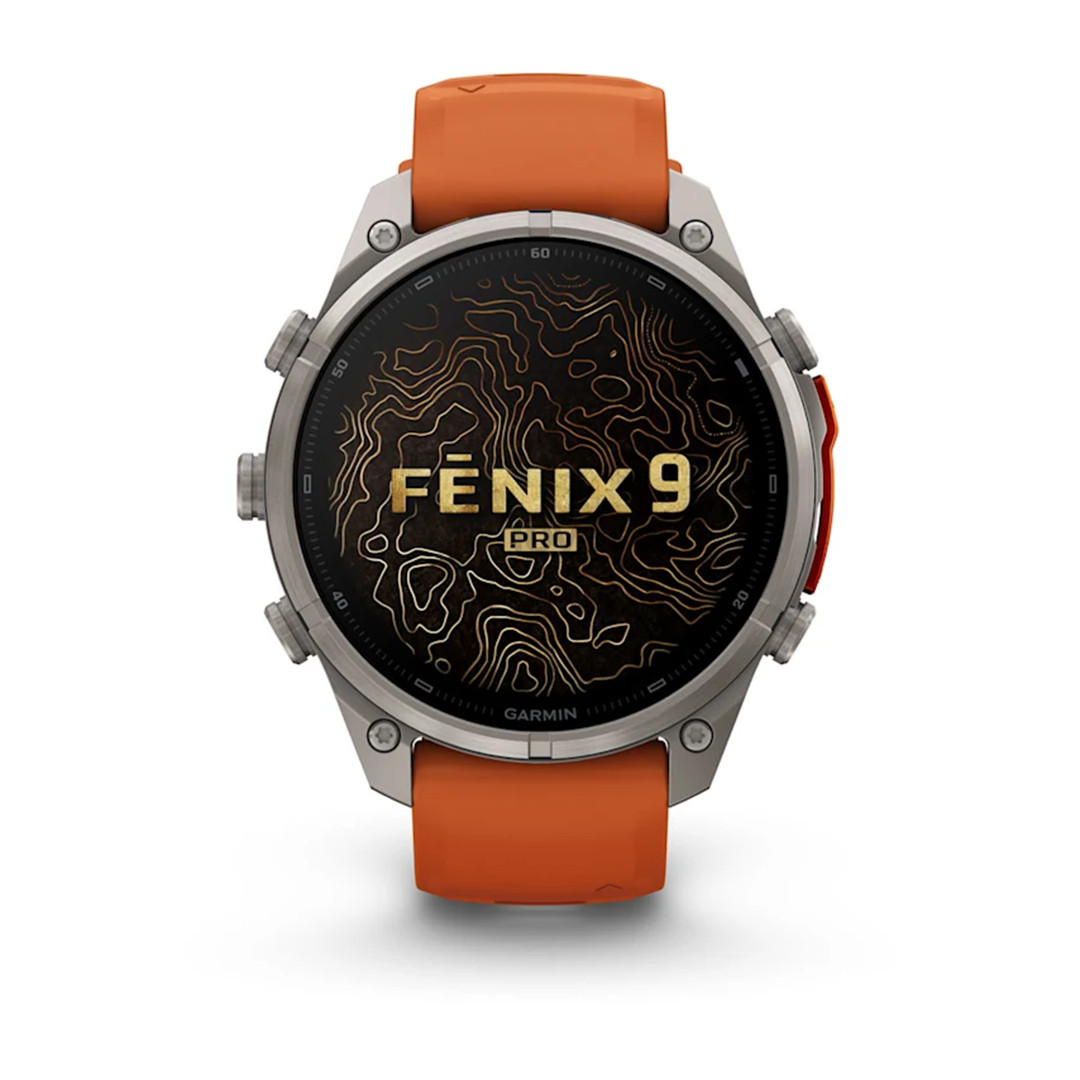 Garmin Fenix 9 Pro, 47 mm, inReach, titanium, orange - Sports watch