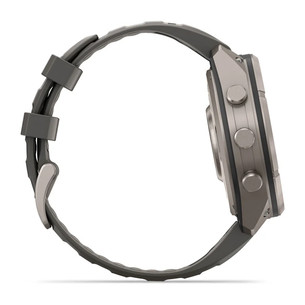 Garmin Fenix 9 Pro Solar, 47 mm, inReach, titano, pilkas - Sportinis laikrodis