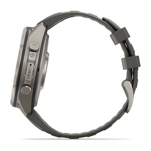 Garmin Fenix 9 Pro Solar, 47 mm, inReach, titano, pilkas - Sportinis laikrodis
