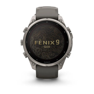 Garmin Fenix 9 Pro Solar, 47 mm, inReach, titano, pilkas - Sportinis laikrodis