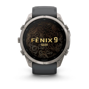 Garmin Fenix 9 Pro, 51 mm, titanium, graphite / black - Sports watch