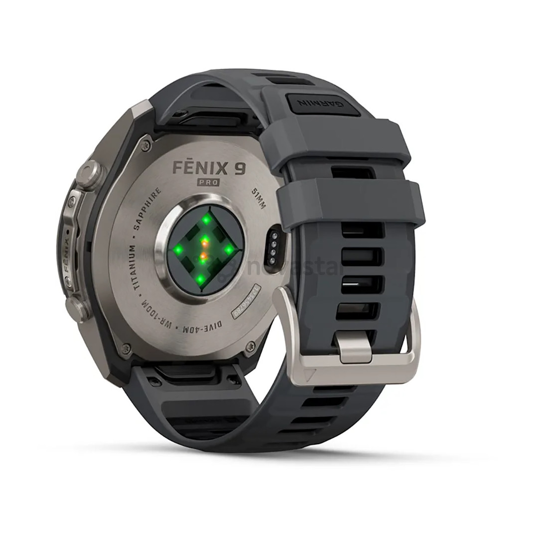 Garmin Fenix 9 Pro, 51 mm, titanium, graphite / black - Sports watch