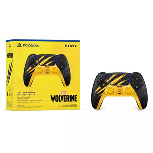 Sony DualSense Marvel’s Wolverine Battle Yellow Limited Edition, PlayStation 5, geltonas/juodas - Belaidis žaidimų pultelis
