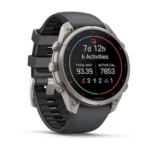 Garmin Fenix 9 Pro, 47 mm, titanium, graphite / black - Sports watch