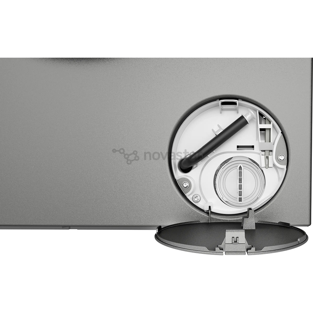Bosch, Series 8, i-Dos, 10,5 kg/6 kg, gylis 62,2 cm, 1400 aps./min., pilka - Skalbimo mašina - džiovyklė