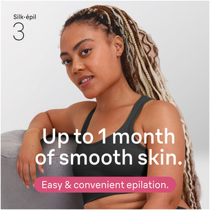 Braun Silk epil 3, baltas/rožinis - Epiliatorius