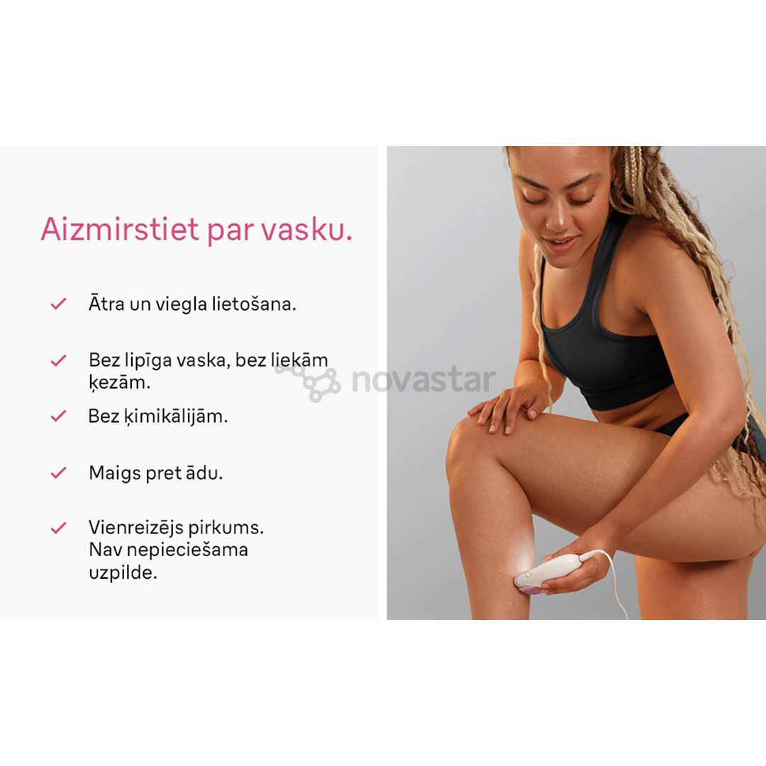 Braun Silk epil 3, baltas/rožinis - Epiliatorius