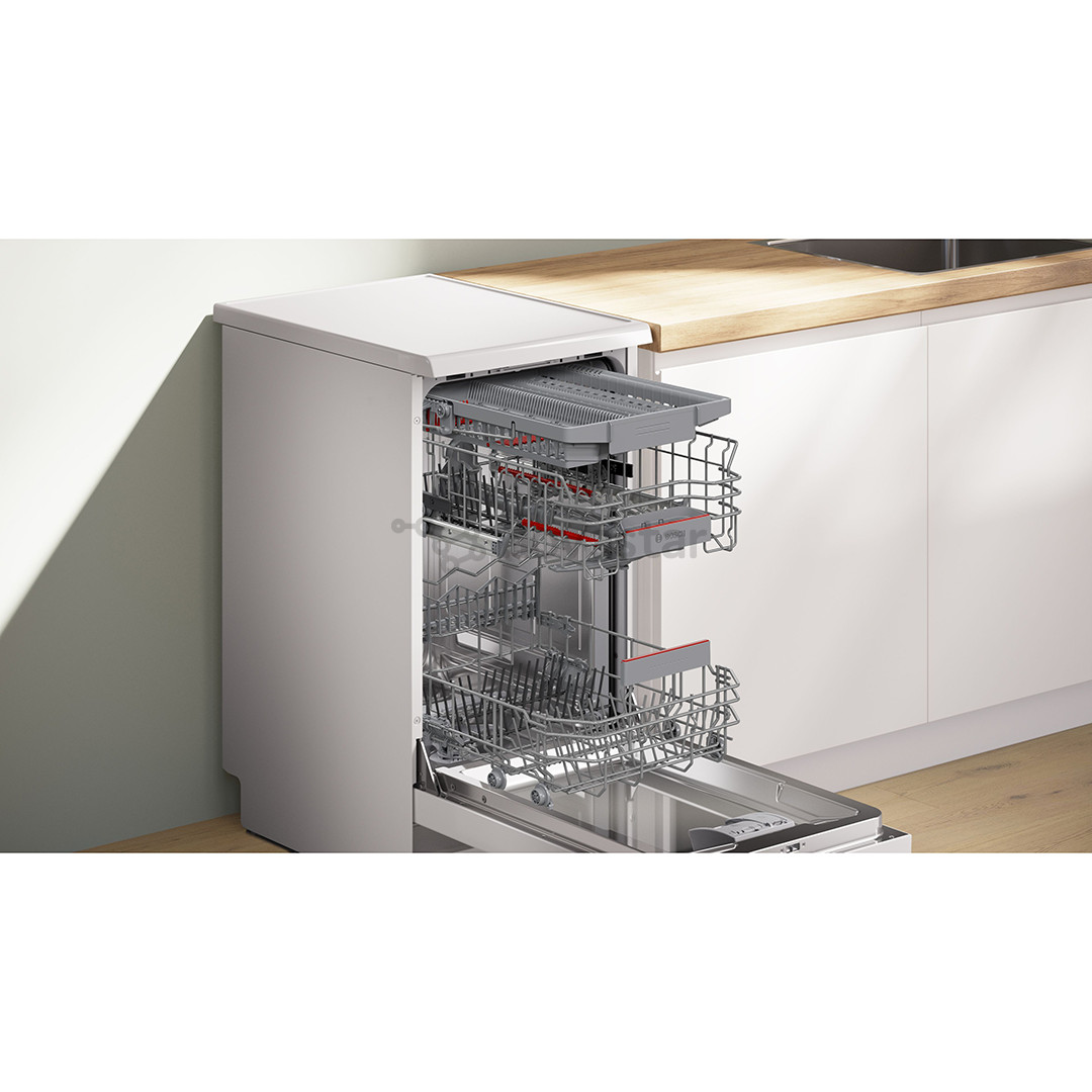 Bosch, Series 4, 10 комплектов посуды, белый - Отдельностоящая посудомоечная машина