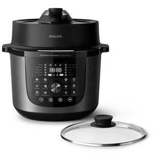 Philips 3000 series Multi Cooker, 1000 W, 6 L, black/dark grey - Multi cooker HD2633/80