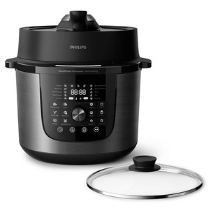 Philips 3000 series Multi Cooker, 1300 W, 8 L, black/dark grey - Multi cooker HD2823/80