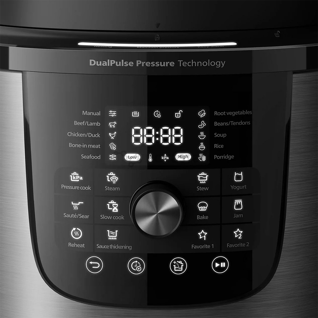 Philips 3000 series Multi Cooker, 1300 W, 8 L, black/dark grey - Multi cooker