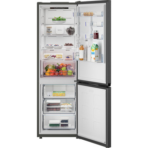 Beko, NoFrost, 370 L, aukštis 187 cm, tamsaus nerūdijančio plieno - Šaldytuvas