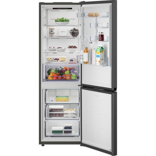 Beko, NoFrost, 370 L, aukštis 187 cm, tamsaus nerūdijančio plieno - Šaldytuvas